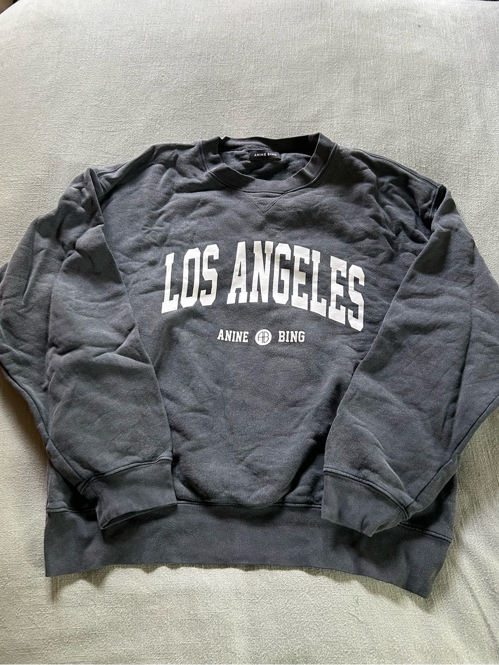 Anine Bing Los Angeles Sweatshirt (crewneck in grey)